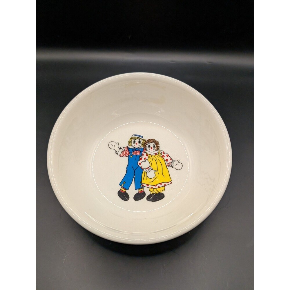 Raggedy Ann & Andy Ceramic Cereal Bowl and Cup Taylor Smith and Taylor